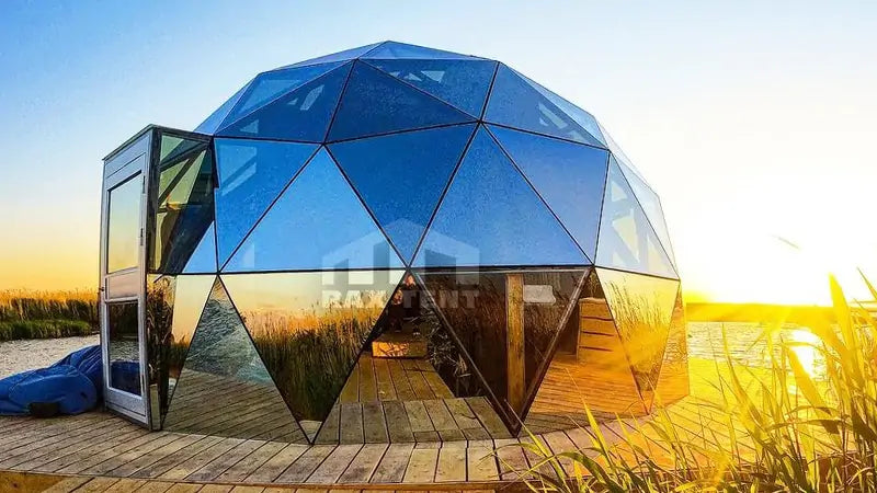 NO.31 CASE— 6M Glamping Mirror Glass Dome Tent Hotel in Estonia