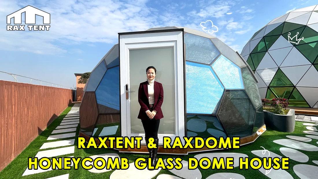 6m honeycomb glass dome