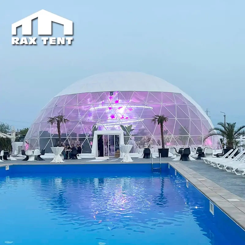 20M Big Dome Tent for Wedding with Double Layer Thermal Insulation