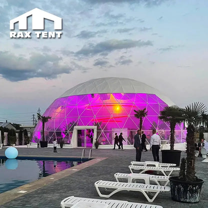 20M Big Dome Tent for Wedding with Double Layer Thermal Insulation