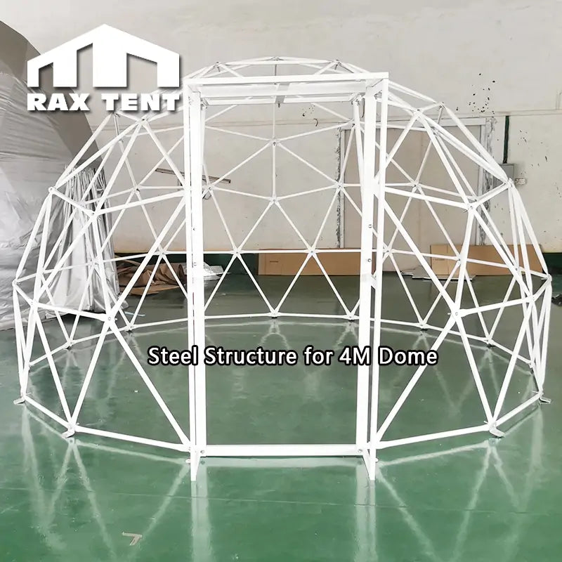 Small 4M geodesic dome tent for glamping dome hotel in Thailand