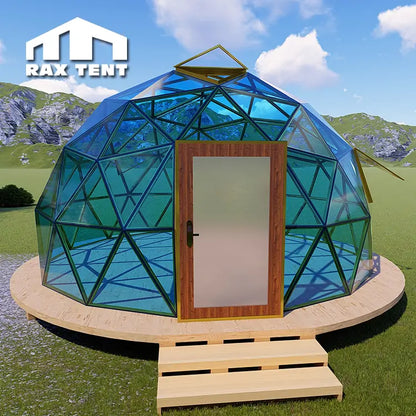 7M Aurora Glass Igloo Dome for Luxury Hotel in North Europe and America