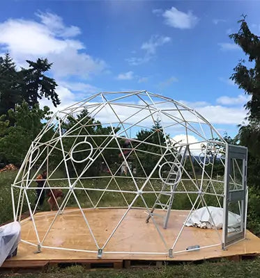 6M Half Ball Tent for Airbnb Glamping Dome Tent for Camping