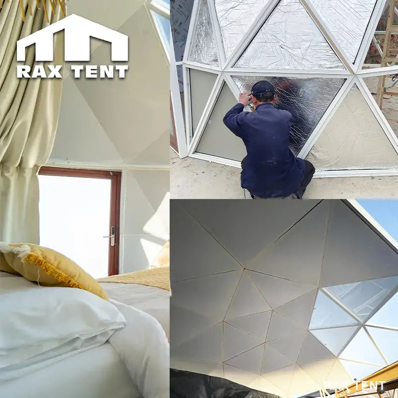glass dome insulation layer