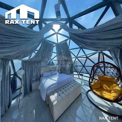 dome tent with curtain