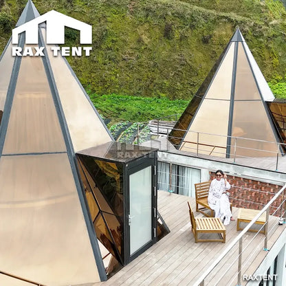 diamond pyramid glass tent