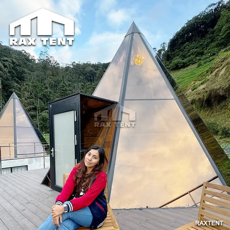 diamond shape glamping house