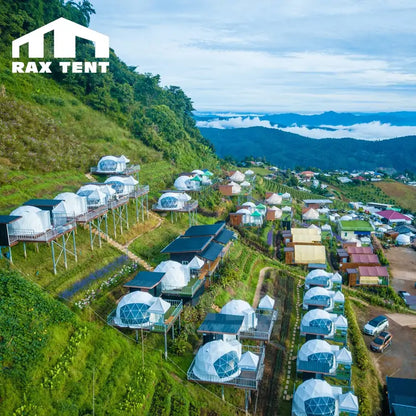 Small 4M geodesic dome tent for glamping dome hotel in Thailand