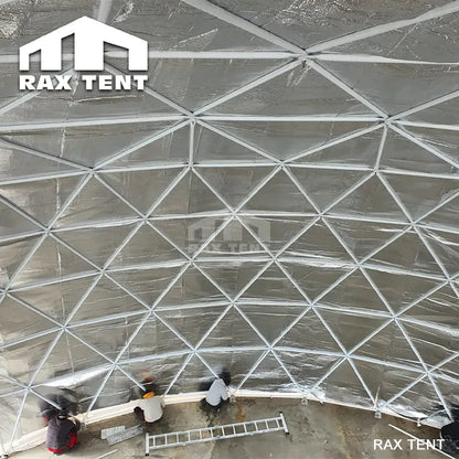 geodesic dome with insulation