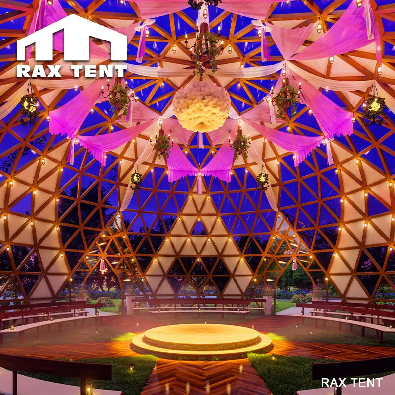 geodesic dome tent for event