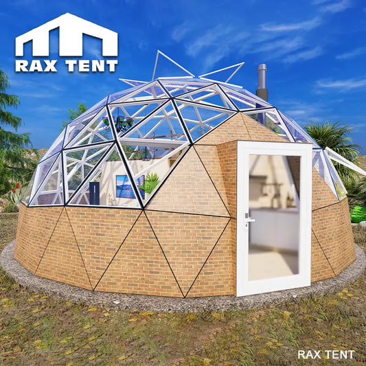 8m glamping dome tent