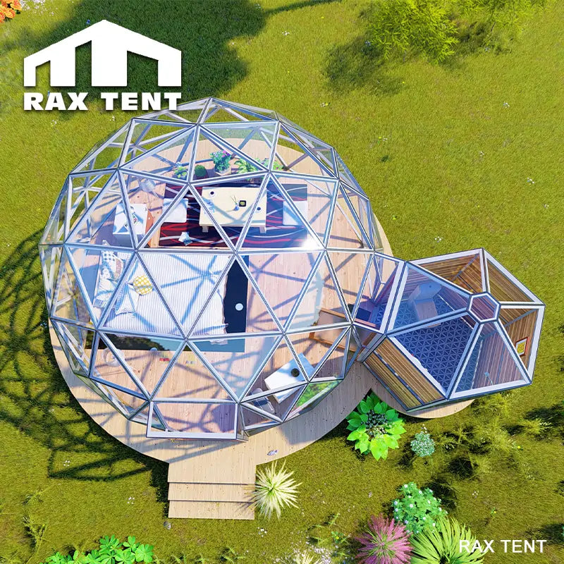 dome tent with bathroom