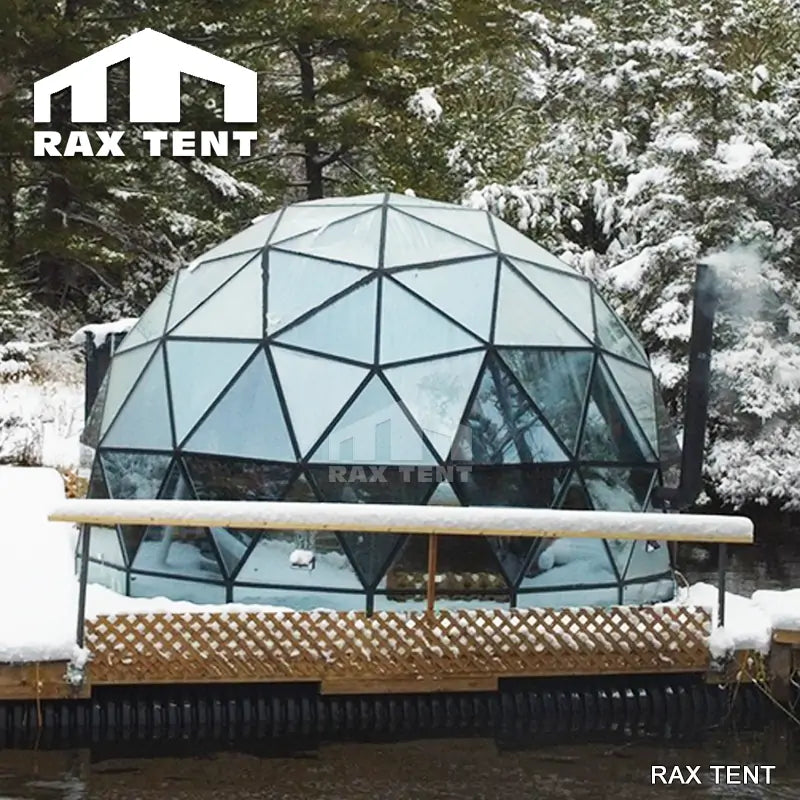 winter glass dome tent