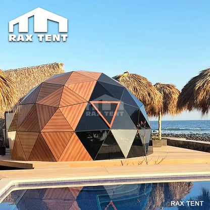 6m wooden glass dome