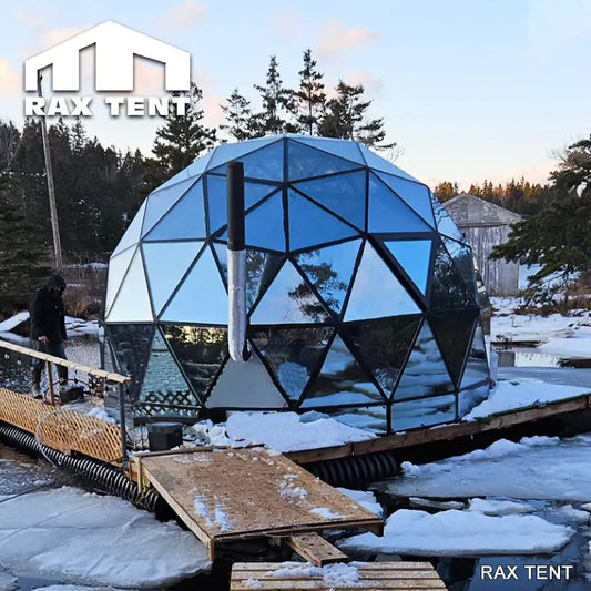 5m glass dome tent