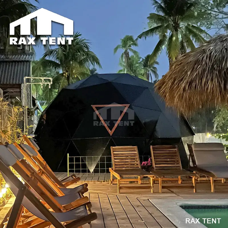 glamping glass dome tent