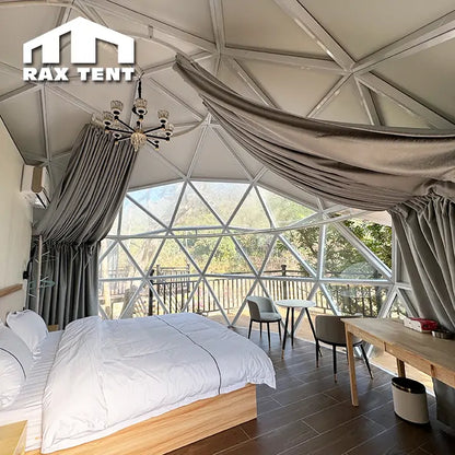 glass dome for glamping hotel room