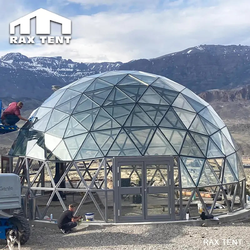 10mi glass dome tent