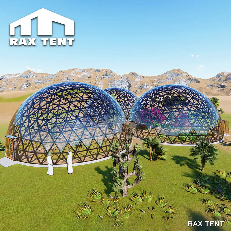 15m glass dome tent