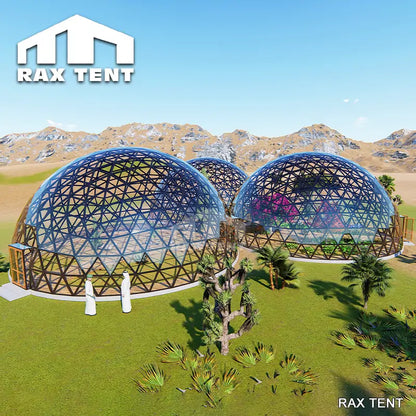 15m glass dome tent