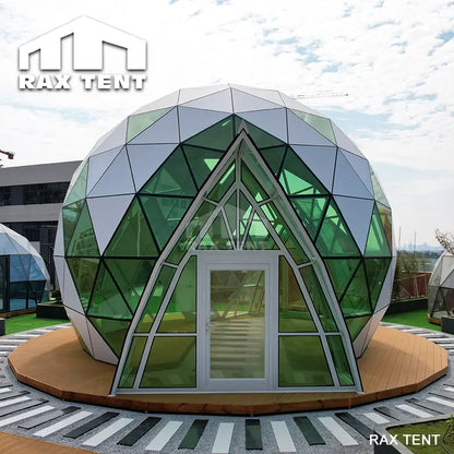 8M glass dome tent