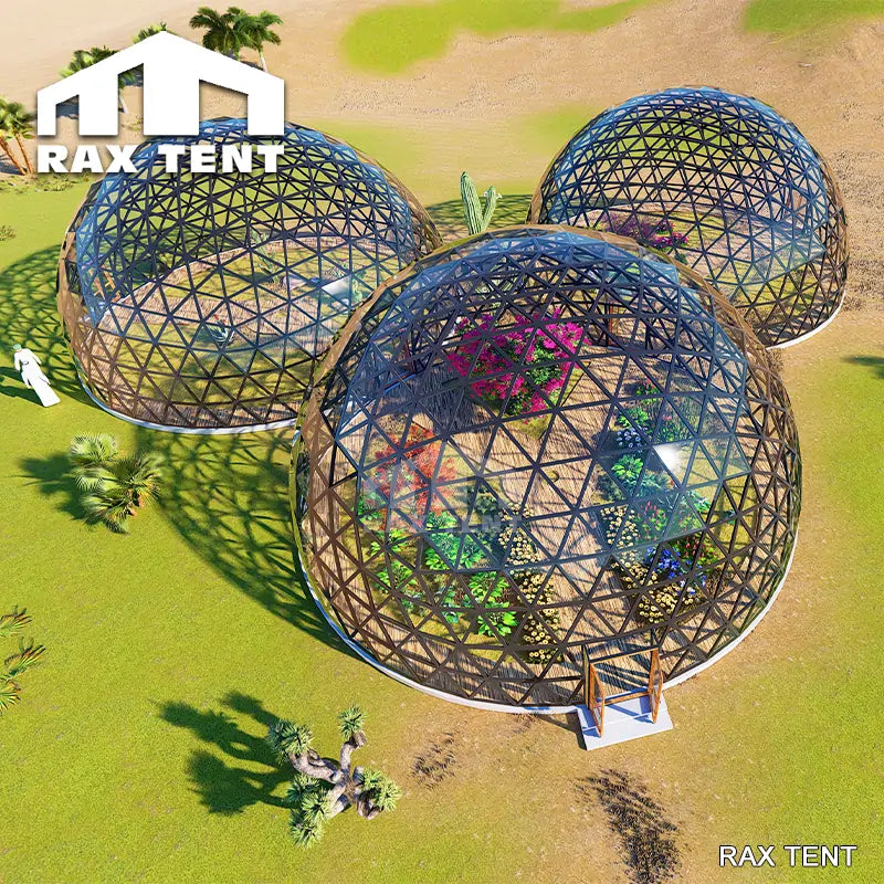 15m connected glass dome