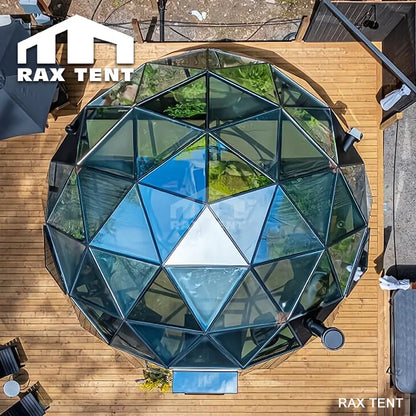 7m glass dome house