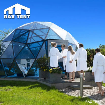 glass dome tent for meditation room