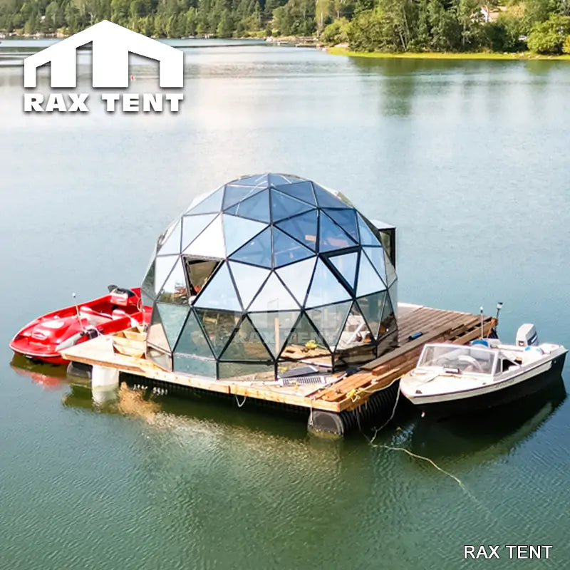 mirror glass dome tent