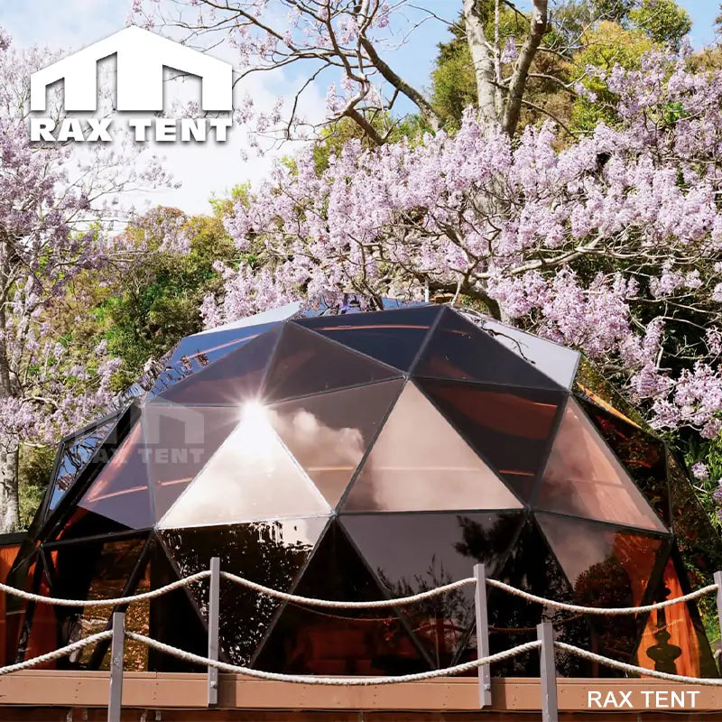 6m glass dome tent