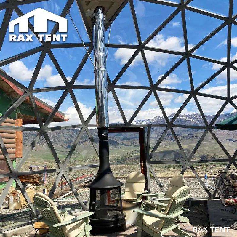 dome tent with heater