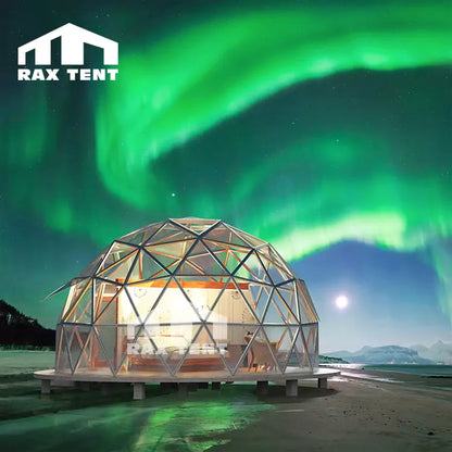 7M Aurora Glass Igloo Dome for Luxury Hotel in North Europe and America