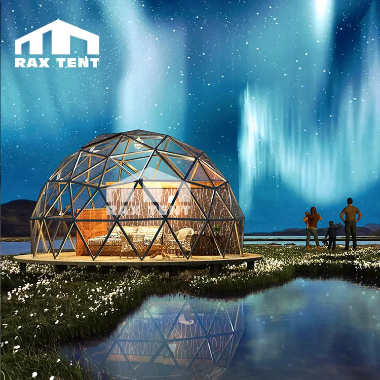 7M Aurora Glass Igloo Dome for Luxury Hotel in North Europe and America