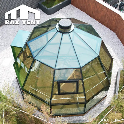 glamping glass igloo