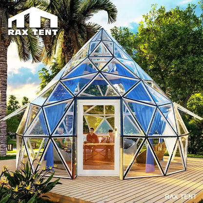 glass zome dome tent