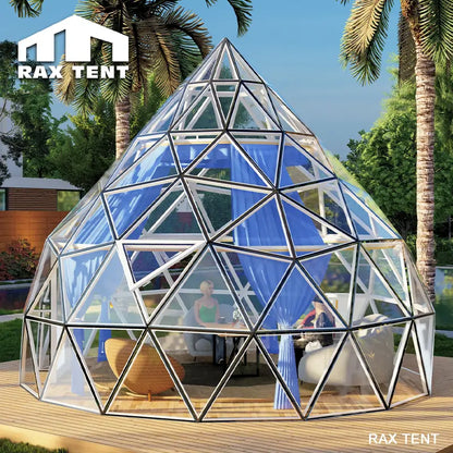 glass zome dome house