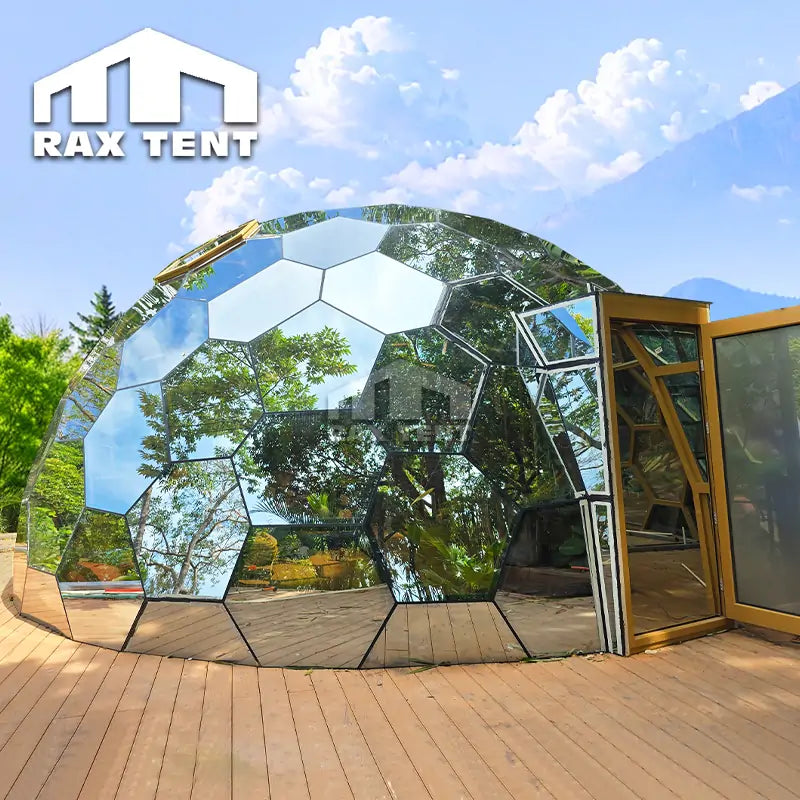 8m glass dome house