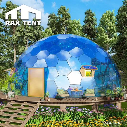 honeycomb glass dome