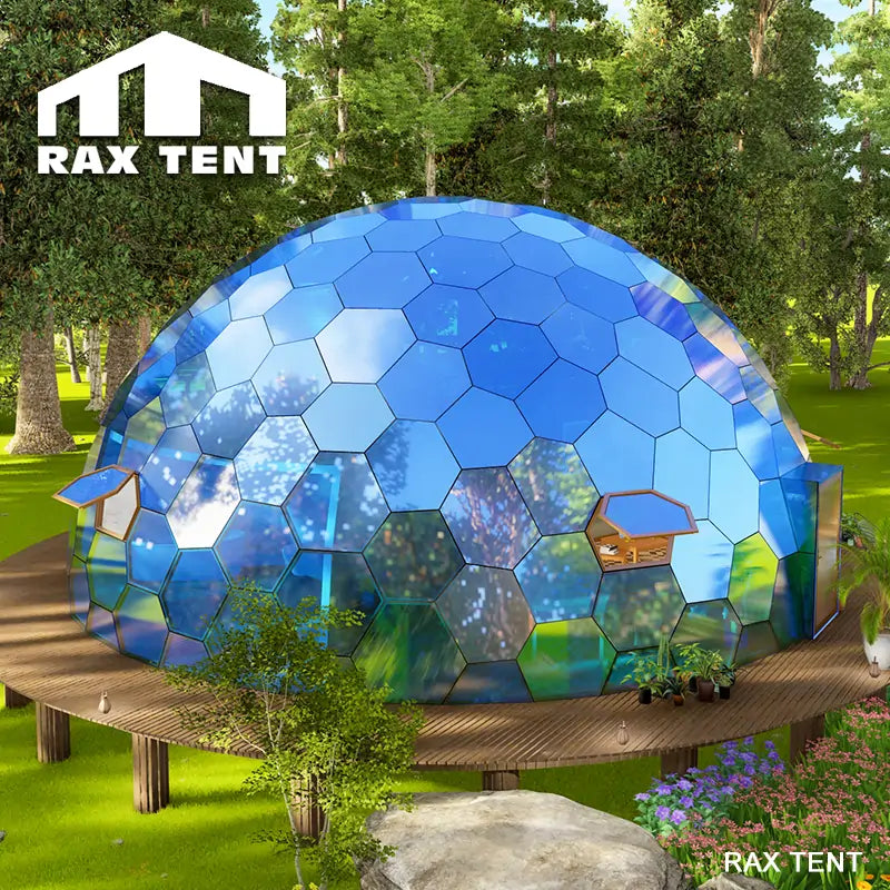 honeycomb glass dome tent