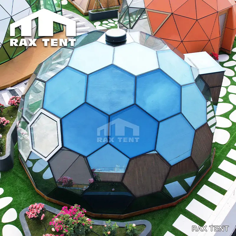 honeycomb glass dome hotel