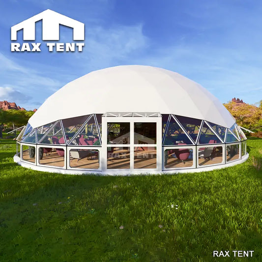 18m mixed dome tent