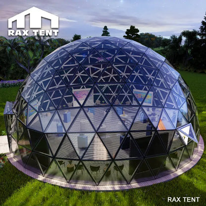 solar powered geodesic dome