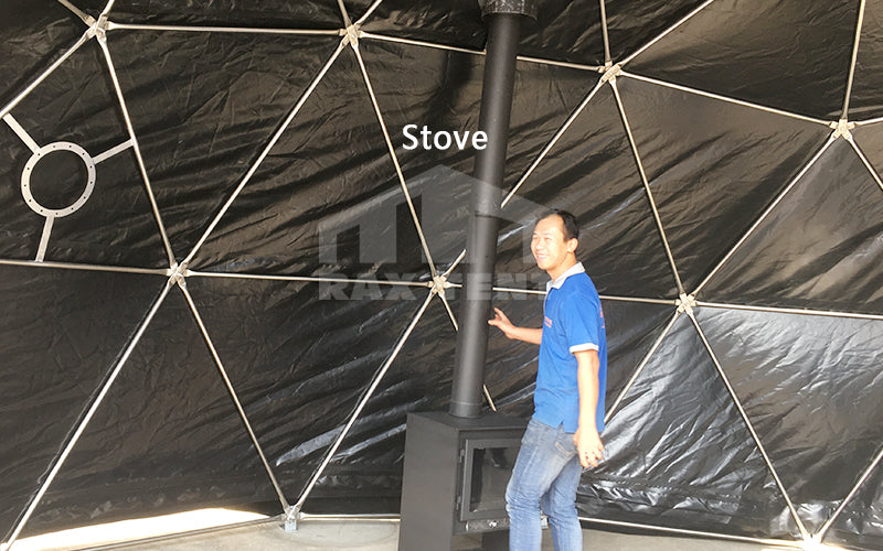 Small 4M geodesic dome tent for glamping dome hotel in Thailand